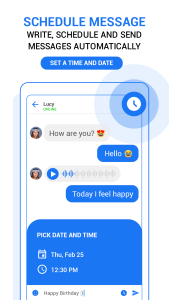 اسکرین شات 4 برنامه Messages - Text Messages + SMS