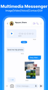 اسکرین شات 2 برنامه Messages