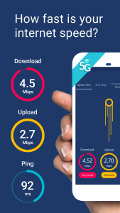 اسکرین شات 1 برنامه Meteor Speed Test - Ad Free