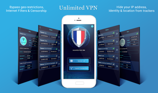 اسکرین شات 1 برنامه France VPN Free - Easy Secure Fast VPN