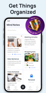 اسکرین شات 1 برنامه Mind Notes: Note-Taking Apps