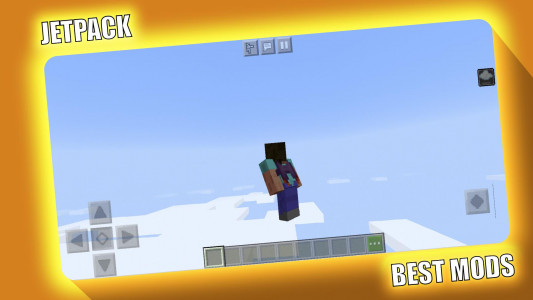 اسکرین شات 1 برنامه Jetpack Mod for Minecraft PE -