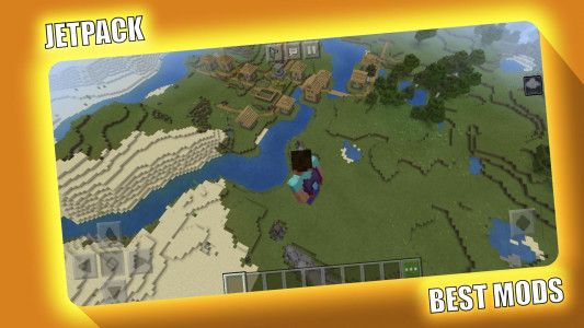 اسکرین شات 2 برنامه Jetpack Mod for Minecraft PE -