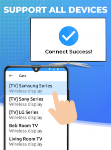 اسکرین شات 3 برنامه Screen mirroring - Cast to TV
