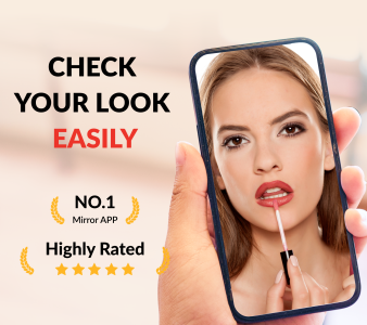 اسکرین شات 1 برنامه Mirror App - Beauty Mirror