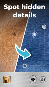 اسکرین شات 2 برنامه Magnifier Plus with Flashlight