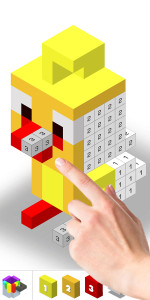 اسکرین شات 2 برنامه Color by Number - 3D Pixel Art