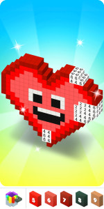 اسکرین شات 4 برنامه Voxly: 3D Color by Number.