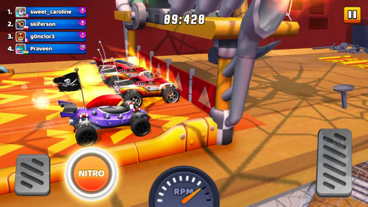 اسکرین شات 1 بازی Nitro Jump - Car Racing