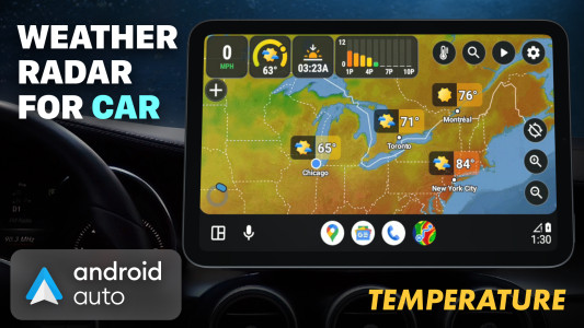 اسکرین شات 1 برنامه Weather Navigation