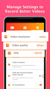 اسکرین شات 5 برنامه Screen Recorder-My VideoRecord