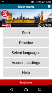 اسکرین شات 1 برنامه STEPS in 50 languages