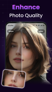 اسکرین شات 1 برنامه AI Photo Enhancer & AI Studio