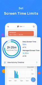 اسکرین شات 2 برنامه Parental Control App: Mobicip