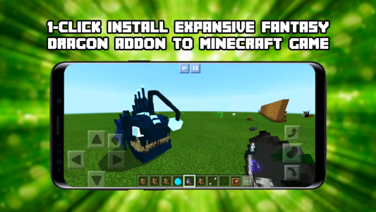 اسکرین شات 3 برنامه Dragon Mod for Minecraft PE