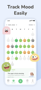 اسکرین شات 2 برنامه Mood Tracker: Self-Care Habits