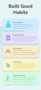 اسکرین شات 3 برنامه Mood Tracker: Self-Care Habits