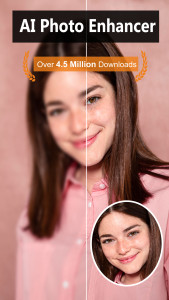 اسکرین شات 2 برنامه AI Photo Enhancer - Fix Blur