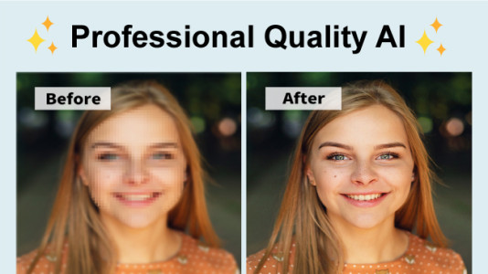 اسکرین شات 1 برنامه AI Photo Enhancer - Fix Blur