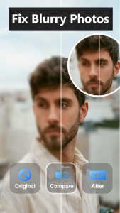 اسکرین شات 3 برنامه AI Photo Enhancer - Fix Blur