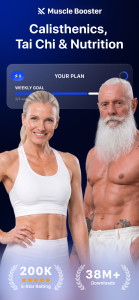 اسکرین شات 1 برنامه Muscle Booster Workout Planner