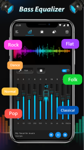 اسکرین شات 1 برنامه Equalizer & Bass Booster