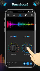 اسکرین شات 3 برنامه Equalizer & Bass Booster