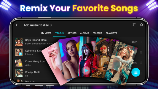 اسکرین شات 8 برنامه DJ Mixer Studio - DJ Music Mix