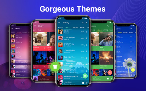 اسکرین شات 2 برنامه Music Player-Echo Audio Player