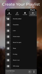 اسکرین شات 4 برنامه Simple Music Player
