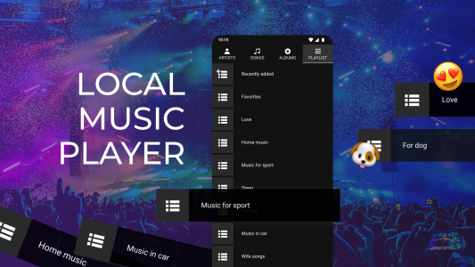 اسکرین شات 7 برنامه Simple Music Player