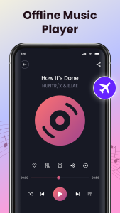 اسکرین شات 2 برنامه Play Song Offline Music Player