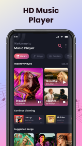اسکرین شات 8 برنامه Play Song Offline Music Player