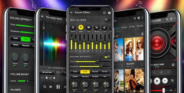 اسکرین شات 2 برنامه Music Player-Echo Audio Player