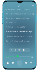 اسکرین شات 5 برنامه Music Player - MP3 Player App