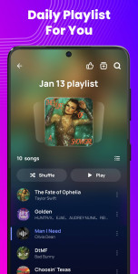 اسکرین شات 3 برنامه Music Player Offline & MP3