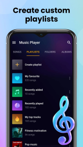اسکرین شات 5 برنامه Music Player & MP3 Player