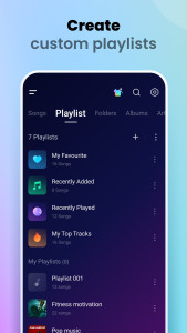اسکرین شات 5 برنامه Music Player & MP3 Player