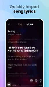 اسکرین شات 4 برنامه Music Player & MP3 Player