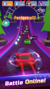 اسکرین شات 4 بازی Music Beat Racer - Car Racing