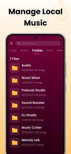 اسکرین شات 3 برنامه Offline Music Player: Play MP3