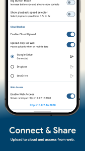 اسکرین شات 5 برنامه Tape-a-Talk Voice Recorder