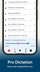 اسکرین شات 4 برنامه Tape-a-Talk Voice Recorder