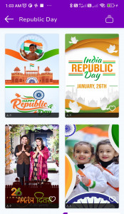 اسکرین شات 4 برنامه Way To Greetings Republic Day