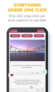 اسکرین شات 7 برنامه Captions for Instagram photos