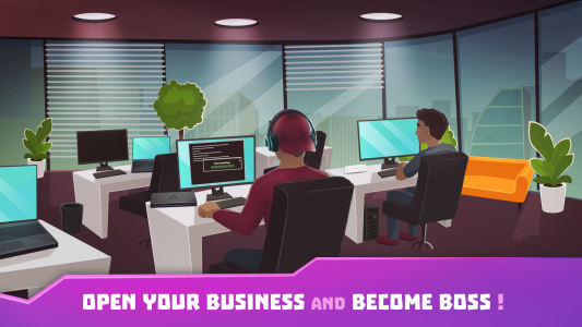 اسکرین شات 4 بازی Hacker or Dev Tycoon? Tap Sim