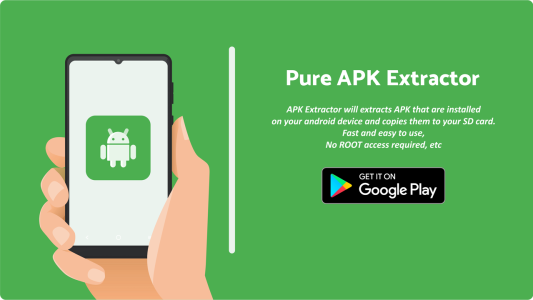 اسکرین شات 1 برنامه Pure Apk Extractor: App Backup