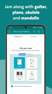 اسکرین شات 5 برنامه Chordify: Song Chords & Tuner