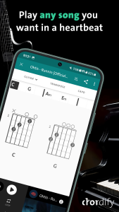 اسکرین شات 1 برنامه Chordify: Song Chords & Tuner