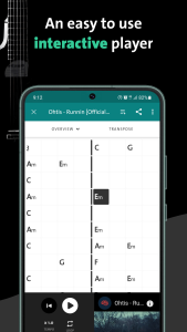 اسکرین شات 4 برنامه Chordify: Song Chords & Tuner
